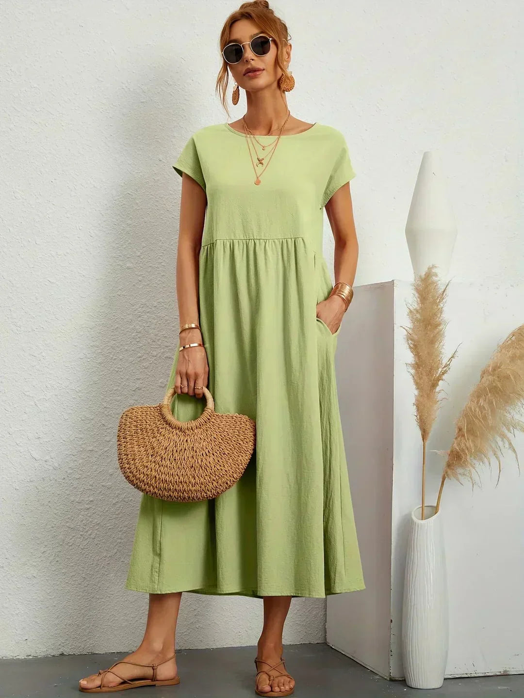 Sofia – Un vestido elegante de corte sencillo