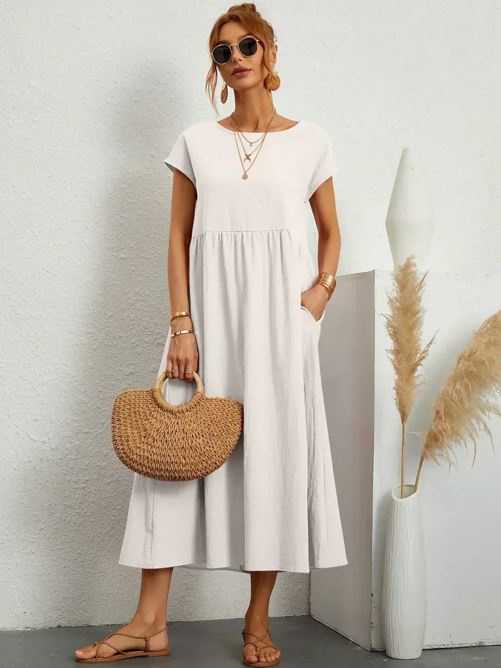 Sofia – Un vestido elegante de corte sencillo