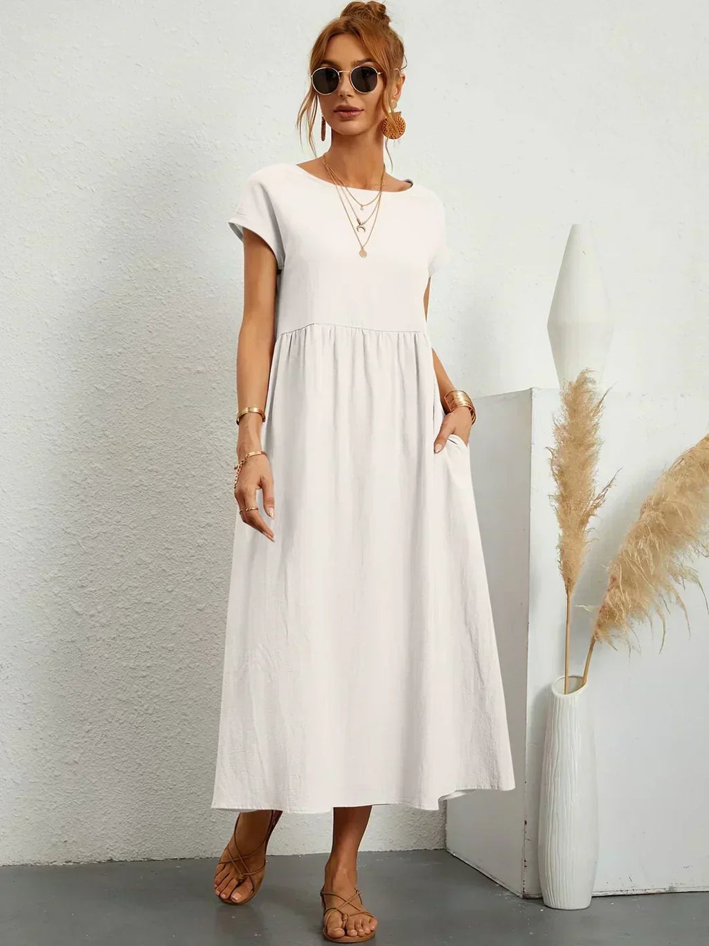 Sofia – Un vestido elegante de corte sencillo