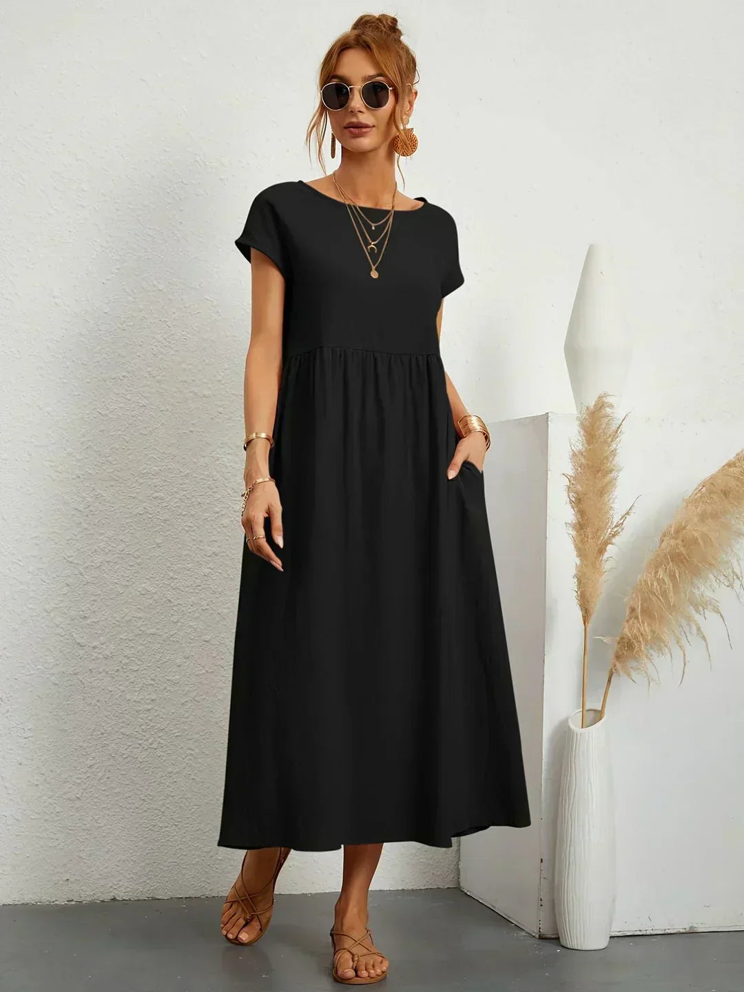 Sofia – Un vestido elegante de corte sencillo