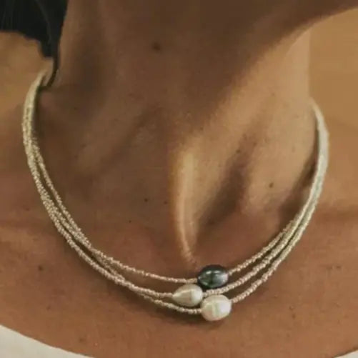 Collar de perlas naturales - Zelira