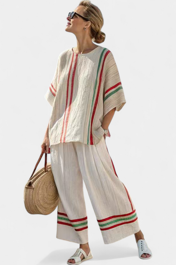 Truvane, Conjunto de lino boho de Zelira