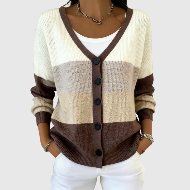 Felicia, Chaqueta de punto abotonada de Zelira