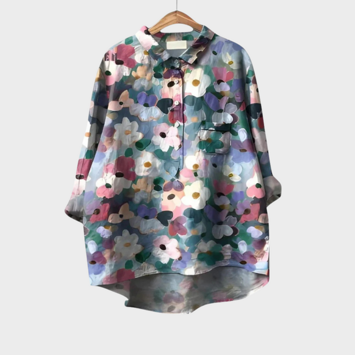 Noéline, Blusa Floral Suave de Zelira