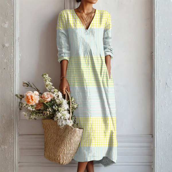 Olivia, Vestido primaveral elegante sin esfuerzo de Zelira
