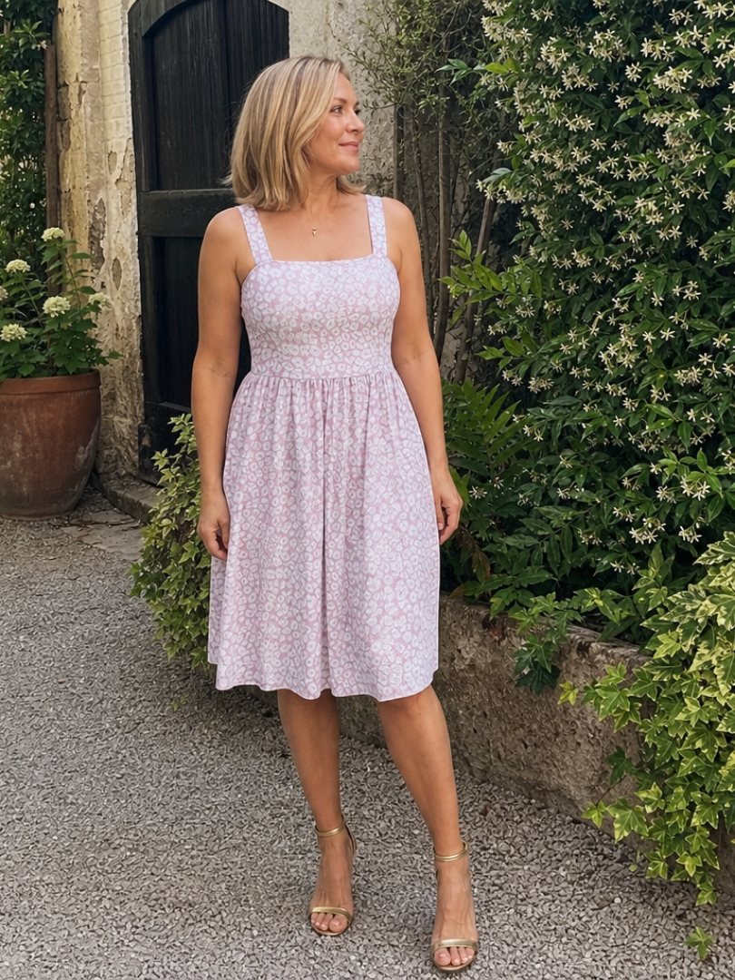 Susanne | Vestido con escote cuadrado