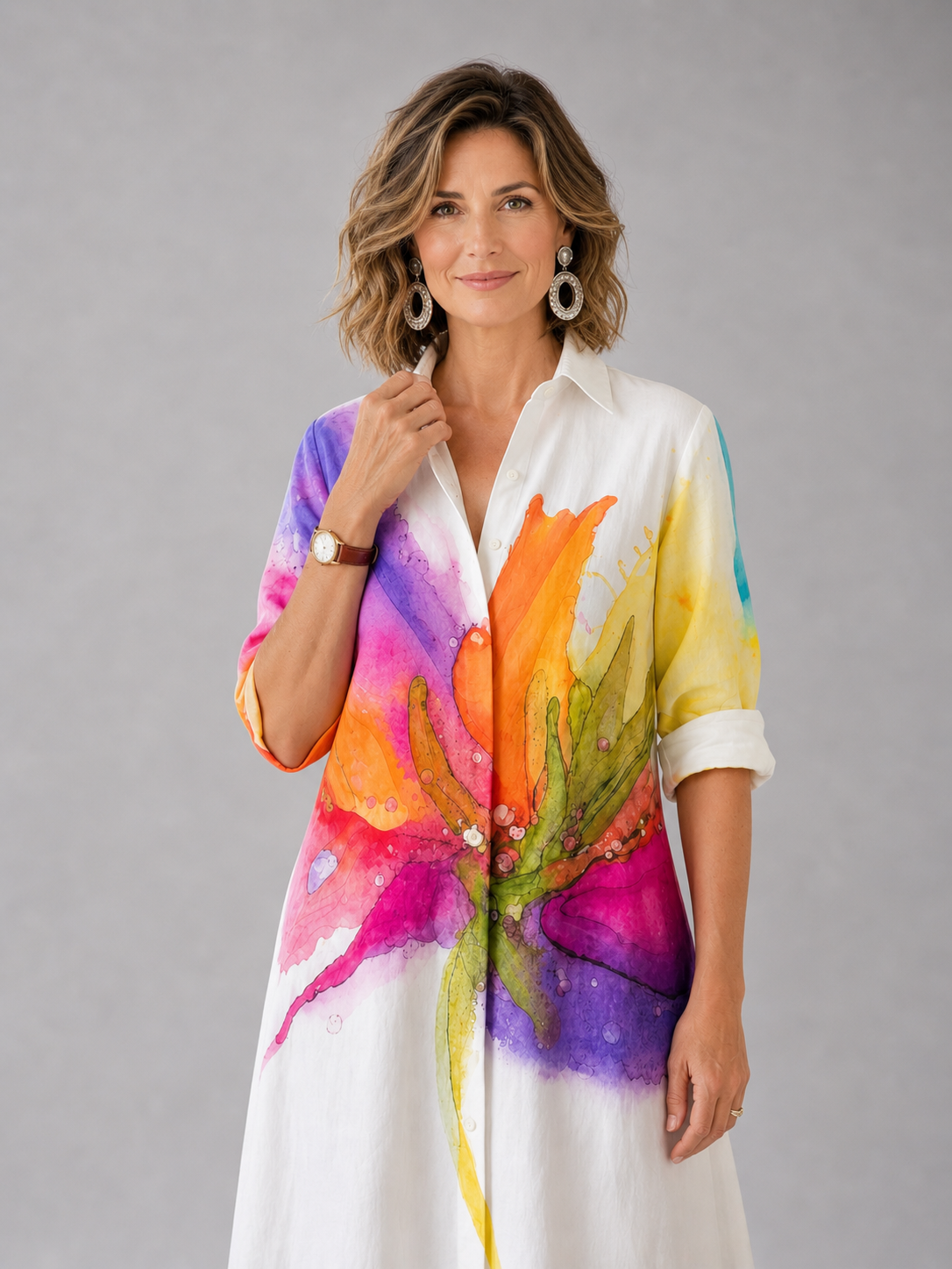 Susanne | Vestido Painted Garden