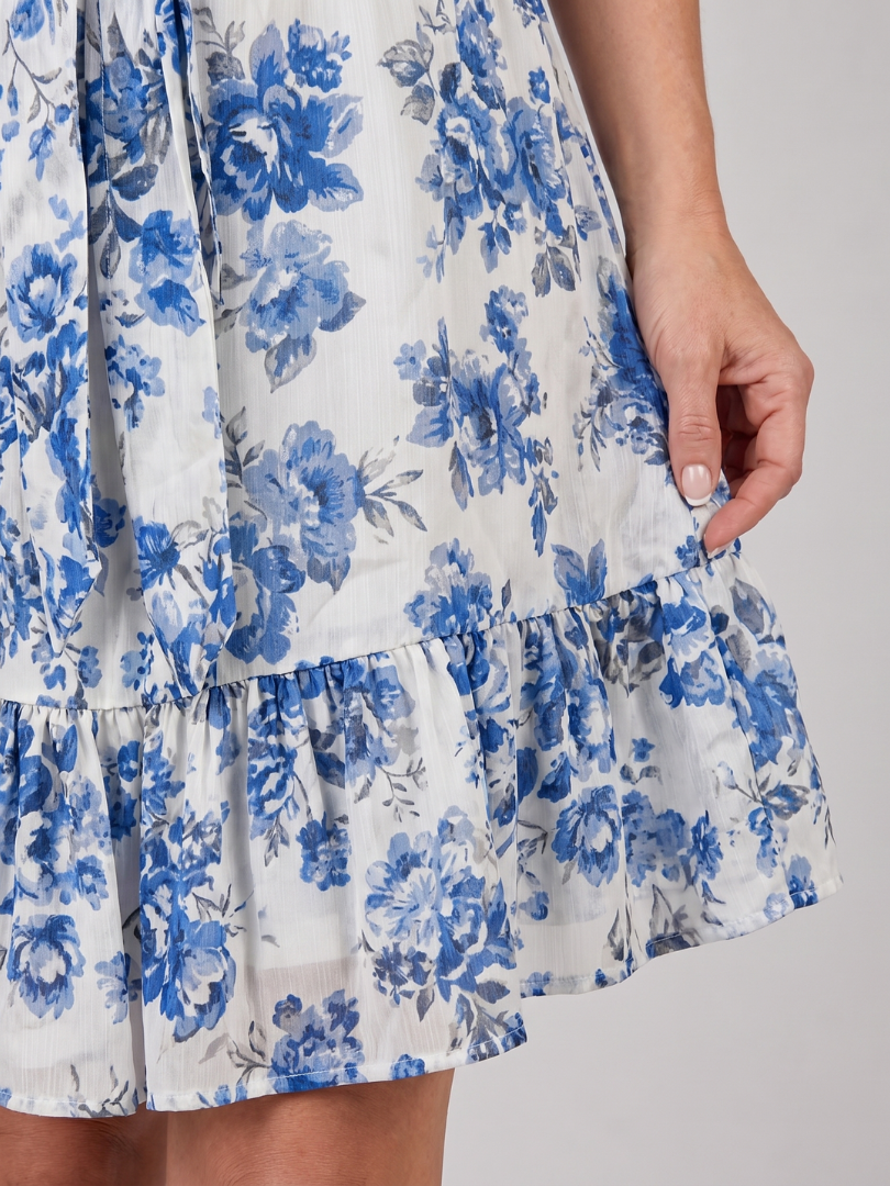 Valentina | Vestido halter con bajo de volantes