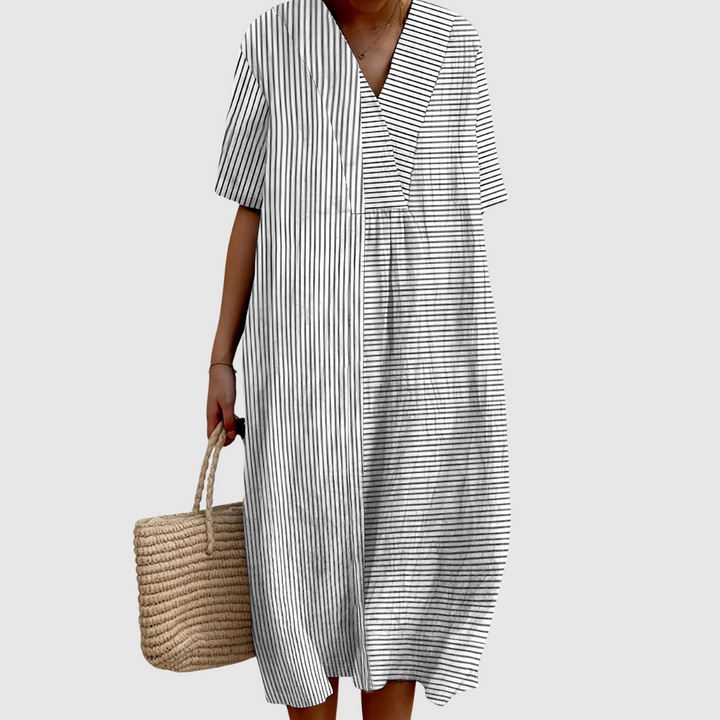 Zaira, Vestido de verano ligero de manga corta de Zelira