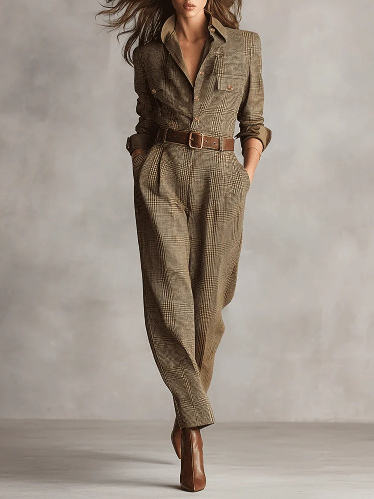 Lucinda – Mono de Tweed Elegante