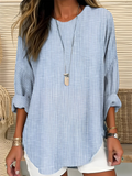 Olivia | Blusa de Rayas de Tendencia