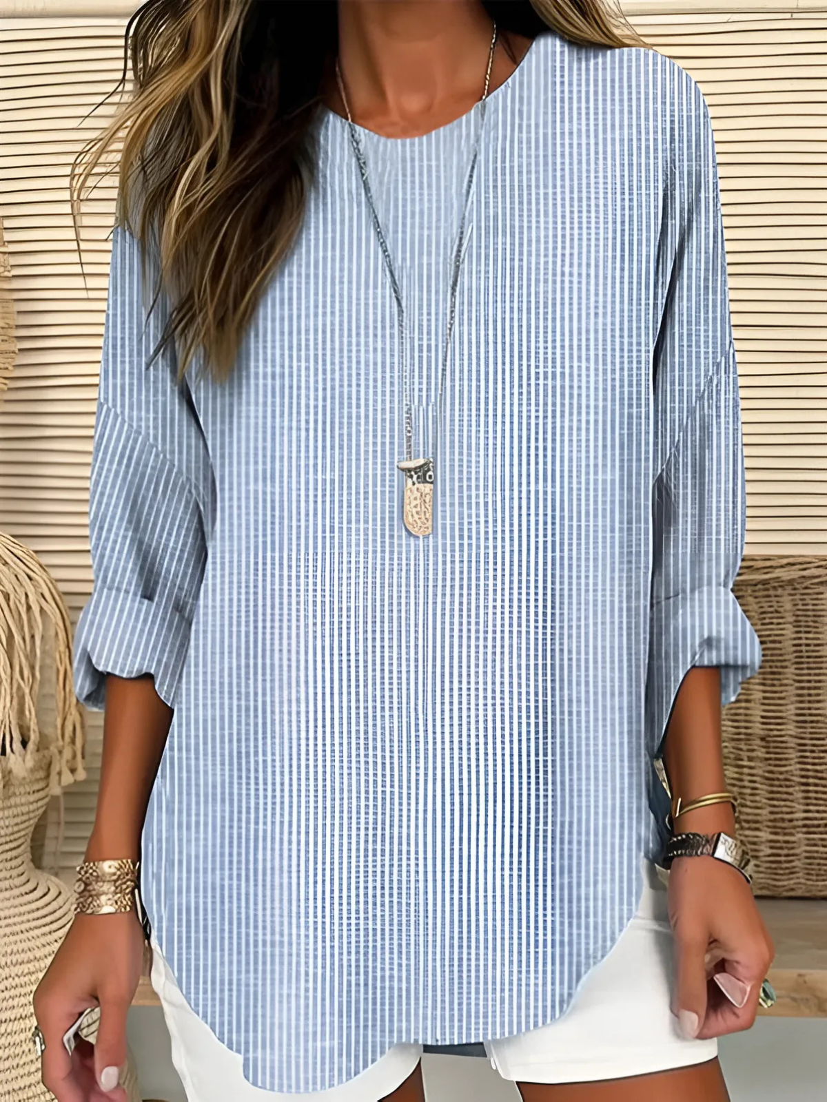 Rhea | Blusa de Rayas de Tendencia