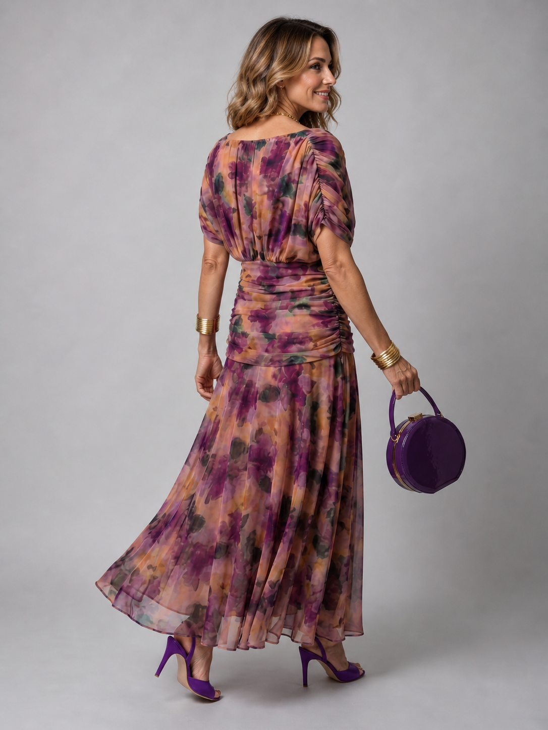 Silke | Vestido midi de hombros descubiertos