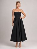 Almut | Vestido de noche palabra de honor con cuerpo estructurado