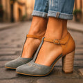 Annelie | Zapatos Mary Jane con tacón ancho