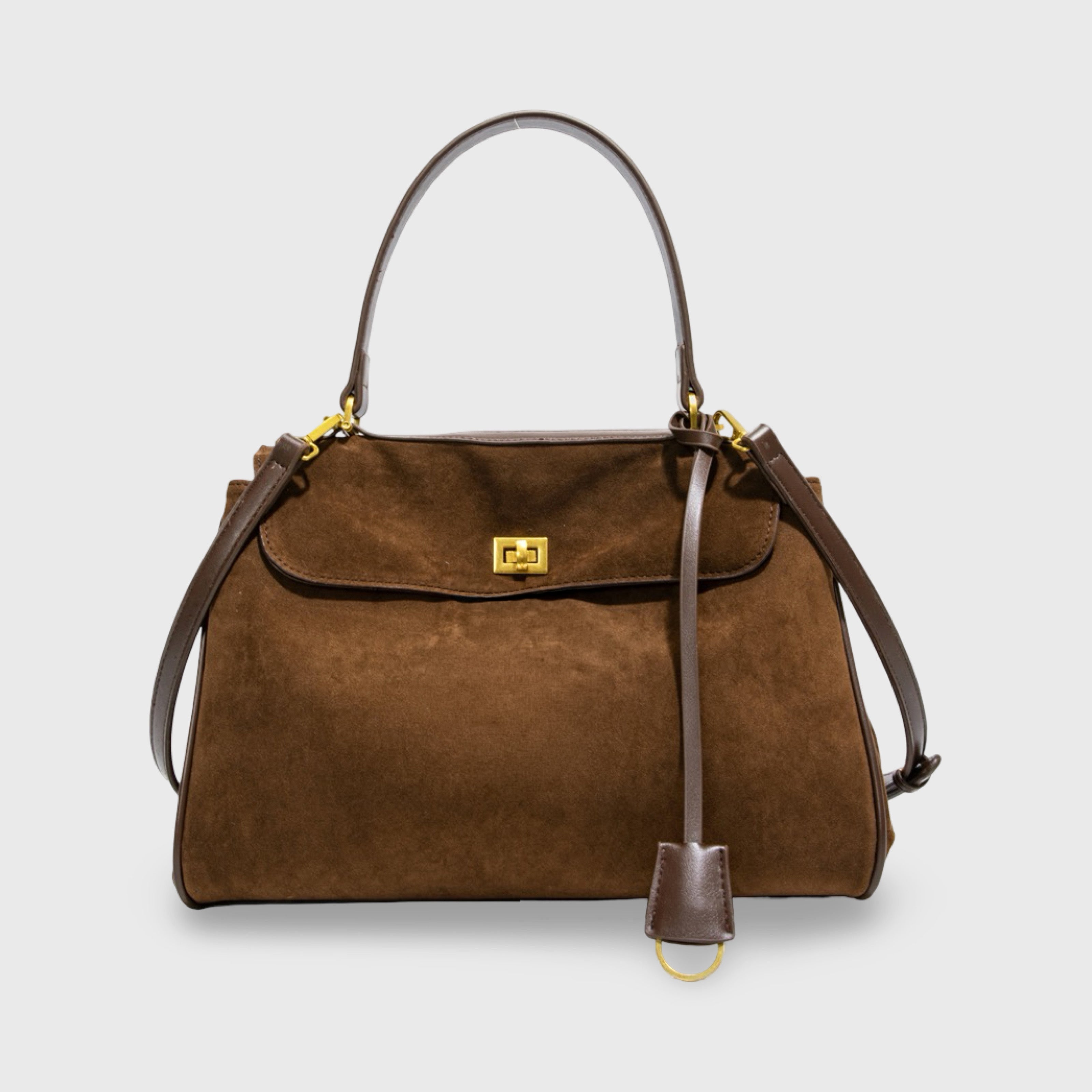 Annika | Bolso de hombro elegante en efecto ante