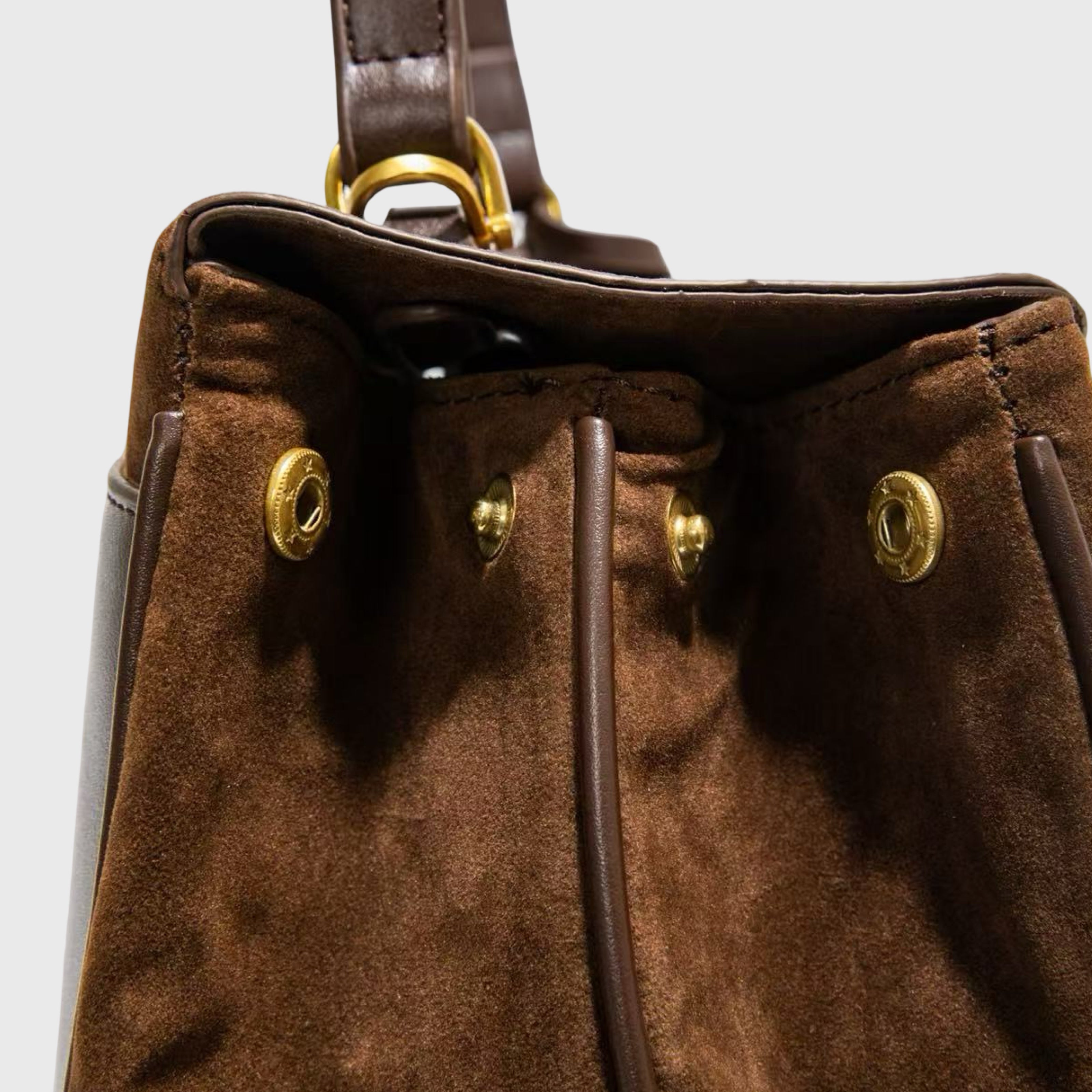 Annika | Bolso de hombro elegante en efecto ante