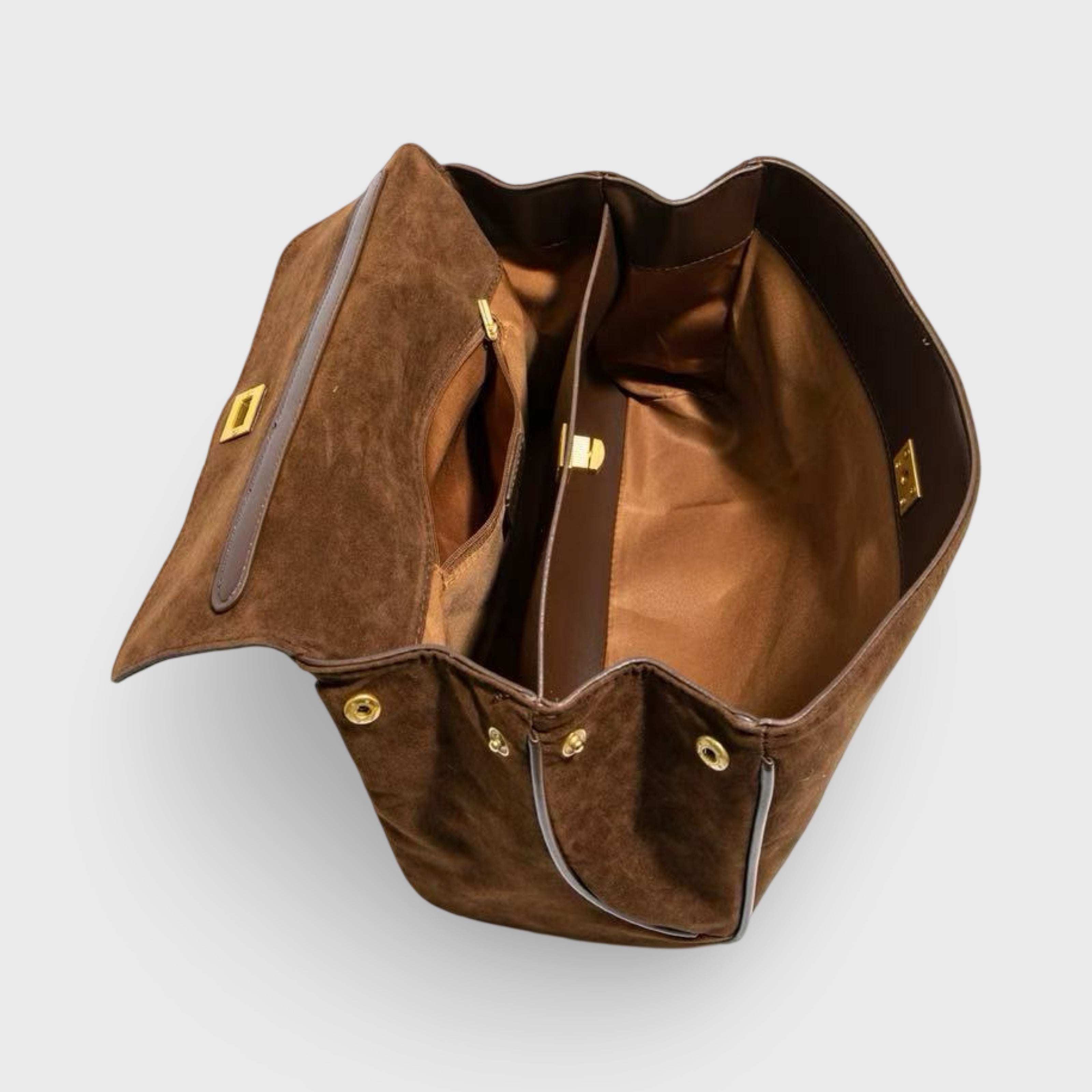 Annika | Bolso de hombro elegante en efecto ante