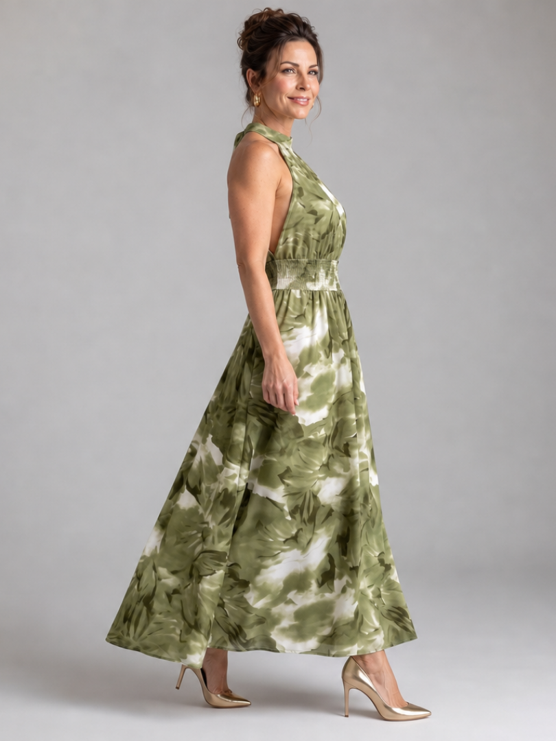 Celestine | Vestido midi estampado de colores