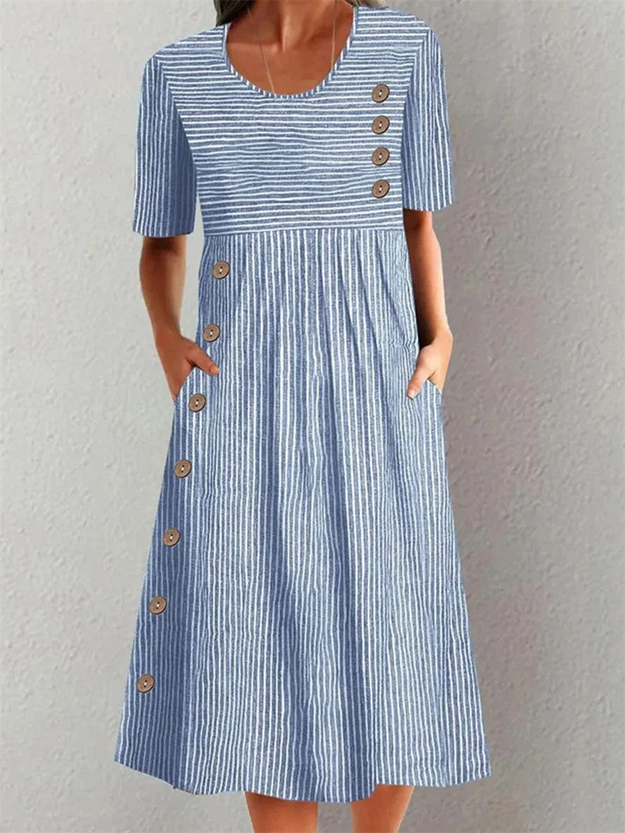 Sofia™ | Vestido de Verano de Rayas