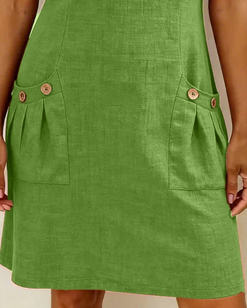 Elsera® | Vestido de algodón con cremallera