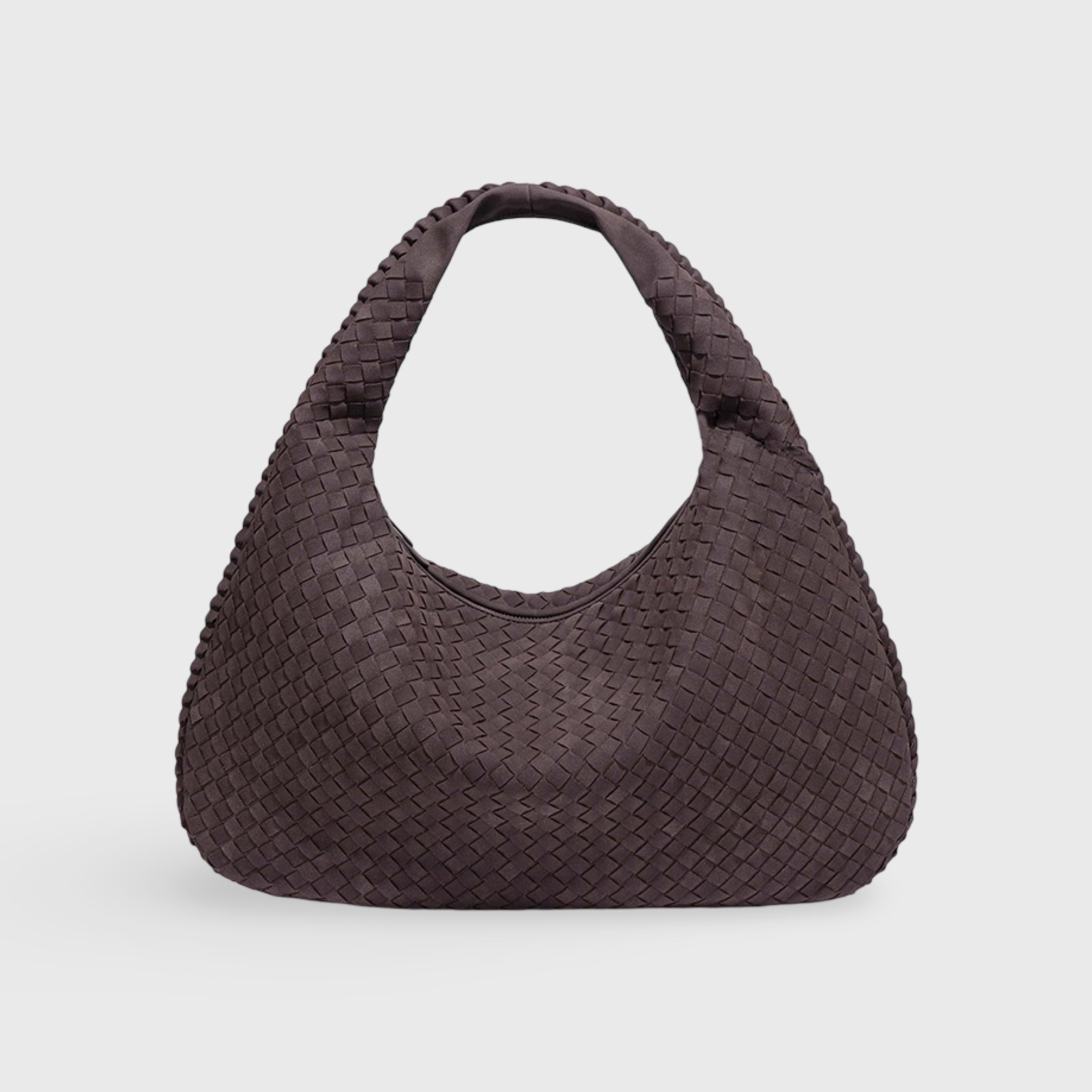 Frieda | Bolso de hombro oversize trenzado en efecto ante