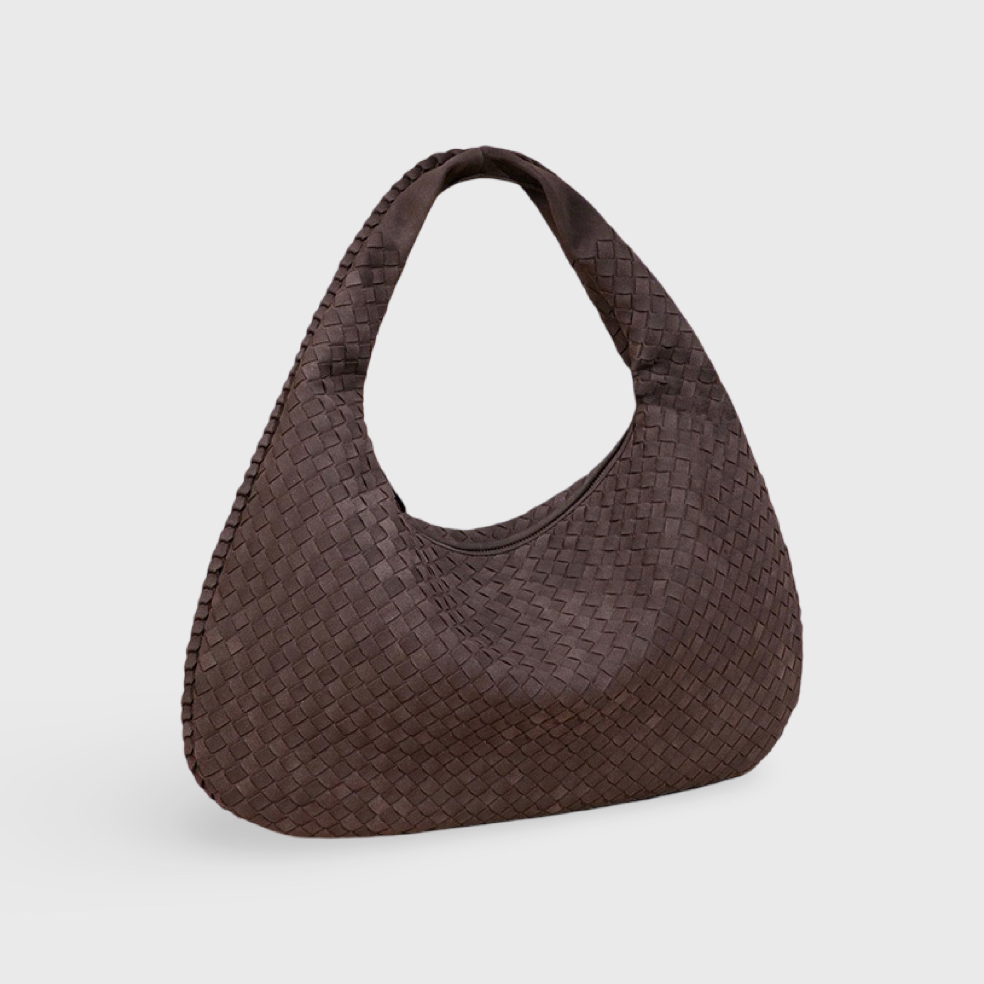Frieda | Bolso de hombro oversize trenzado en efecto ante