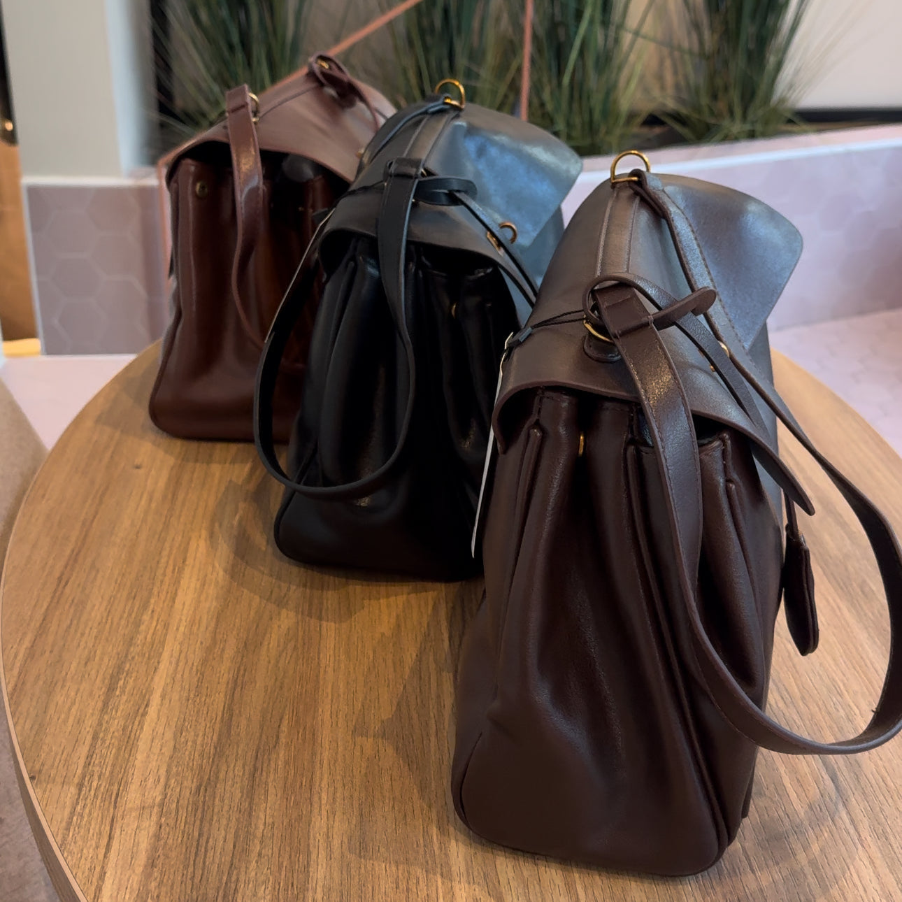 Friederike | Bolso de mano vintage con colgante