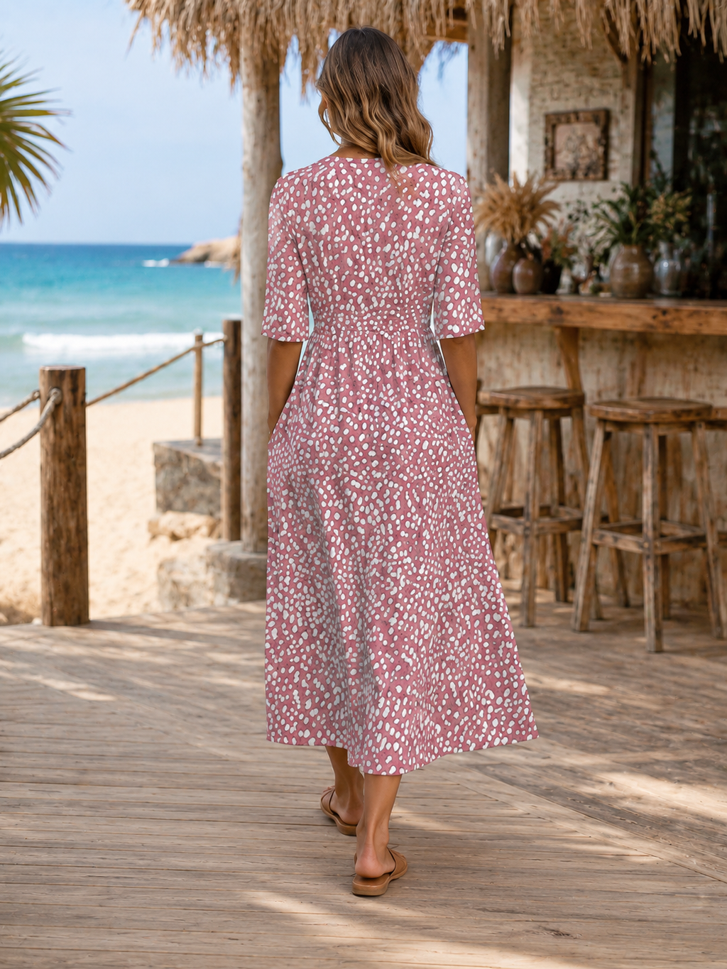 Amélie | Vestido midi floral