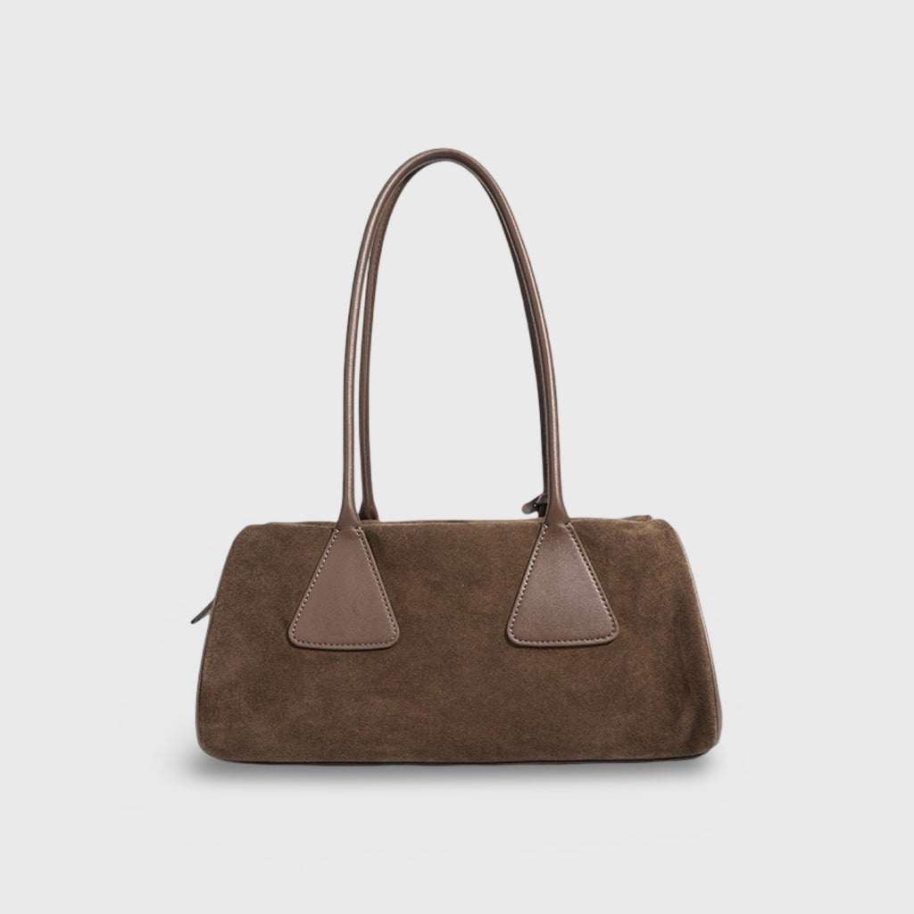 Henriette | Bolso de hombro de piel auténtica en efecto ante