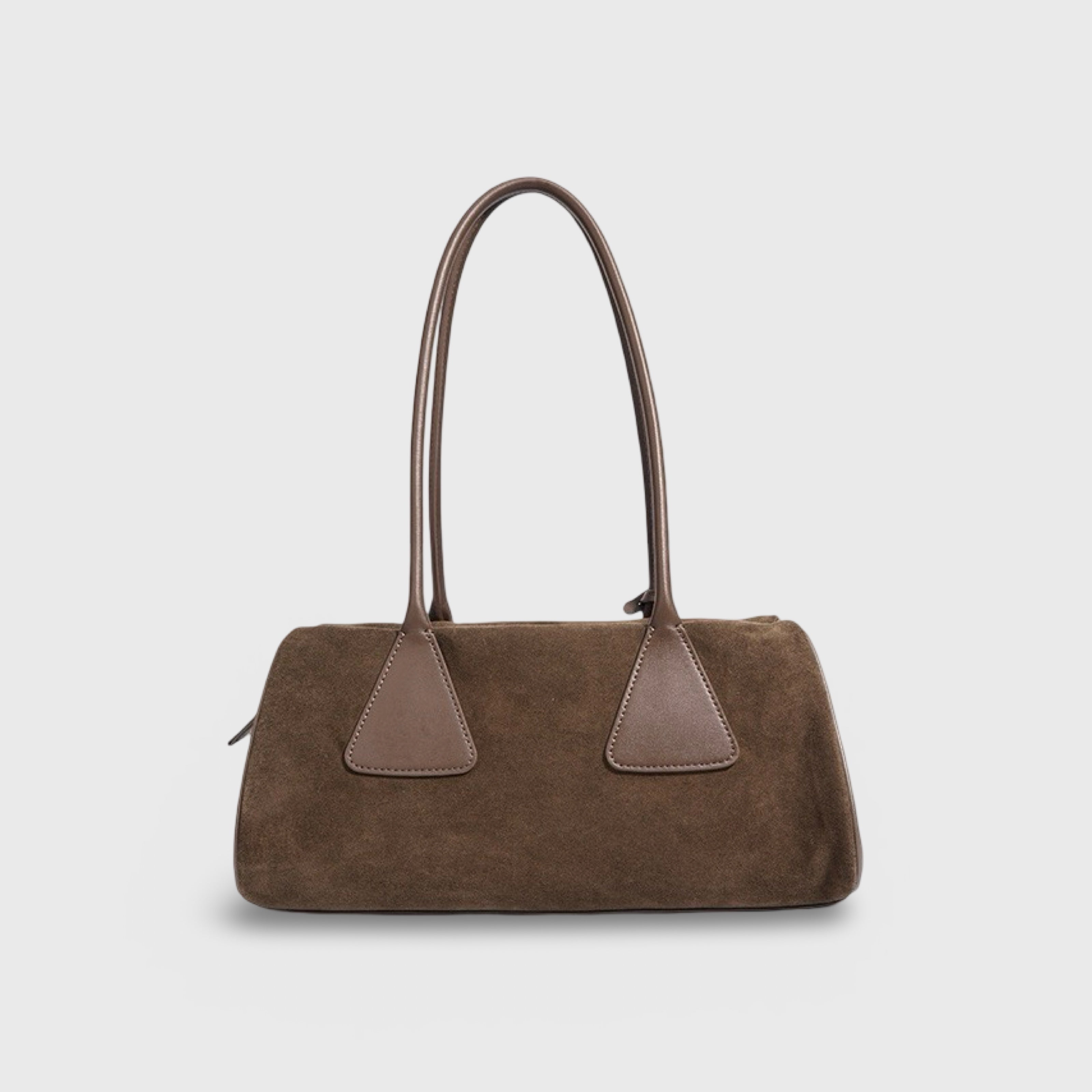 Henriette | Bolso de hombro de piel auténtica en efecto ante