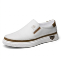 Elsera – Zapatillas slip-on de piel para hombre