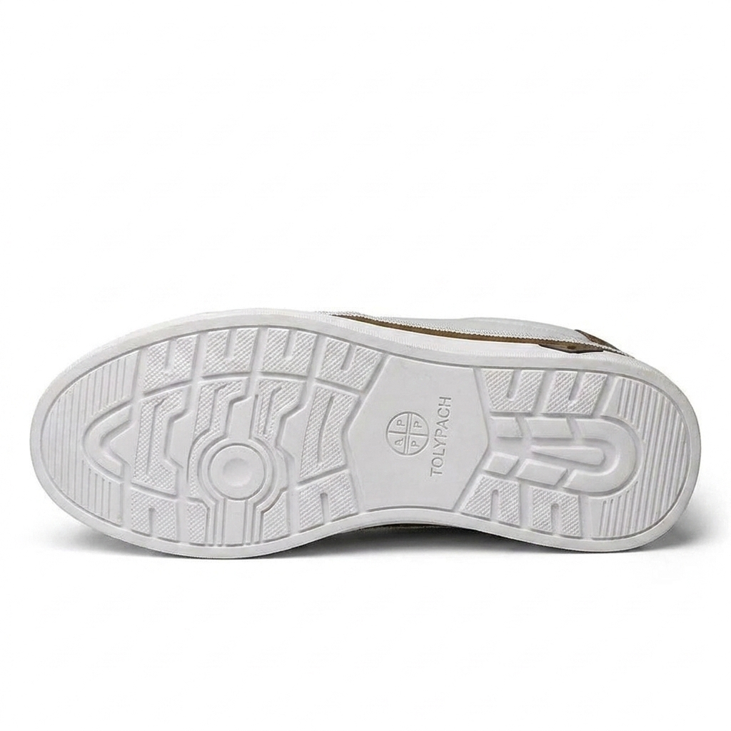 Elsera – Zapatillas slip-on de piel para hombre