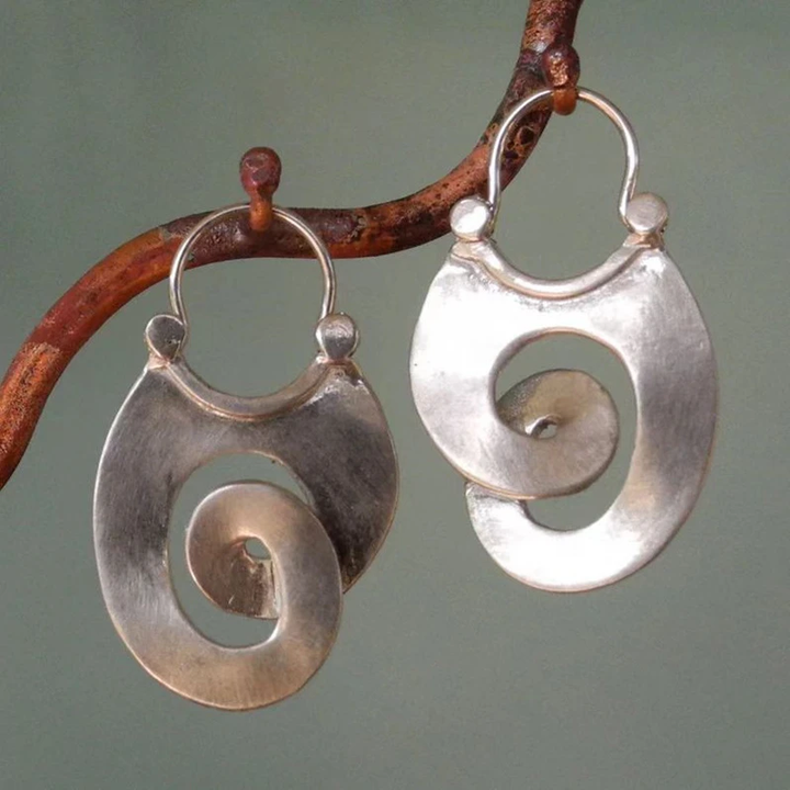 Pendientes vintage de plata - Zelira