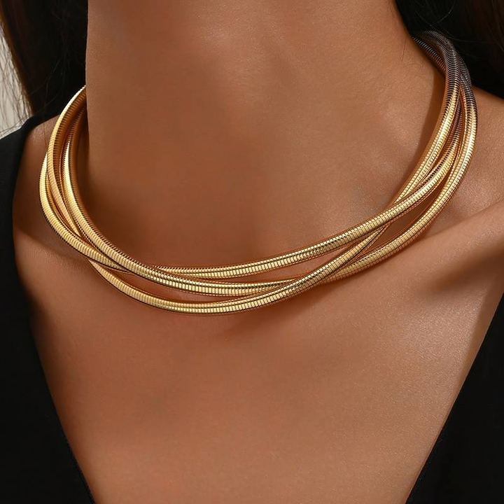 Collar Superpuesto Vintage - Zelira