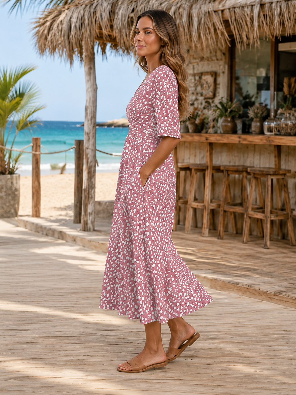 Amélie | Vestido midi floral