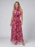 Lieselotte | Vestido midi de cuello halter suave