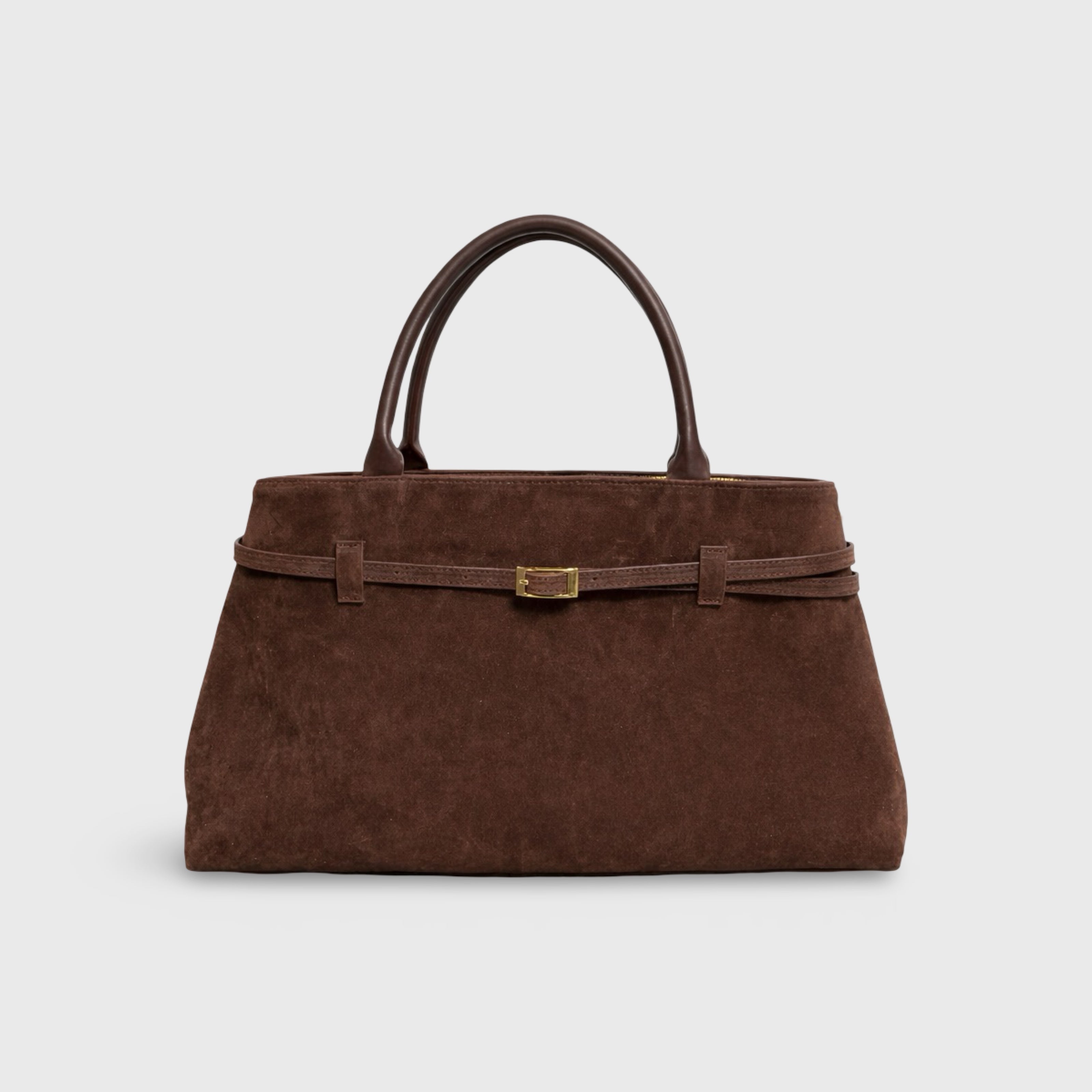 Mathilda | Bolso de mano estructurado en efecto ante