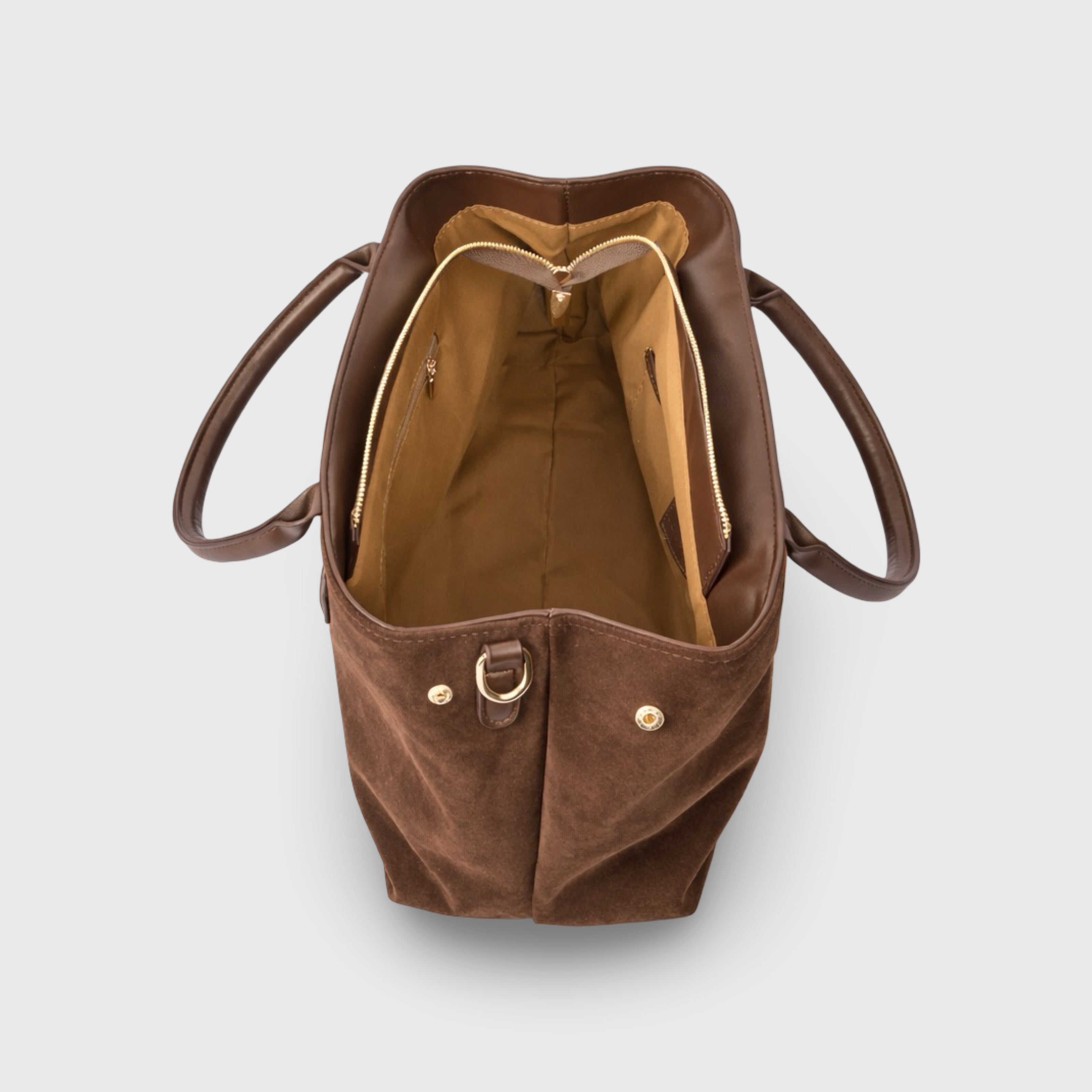 Mathilda | Bolso de mano estructurado en efecto ante