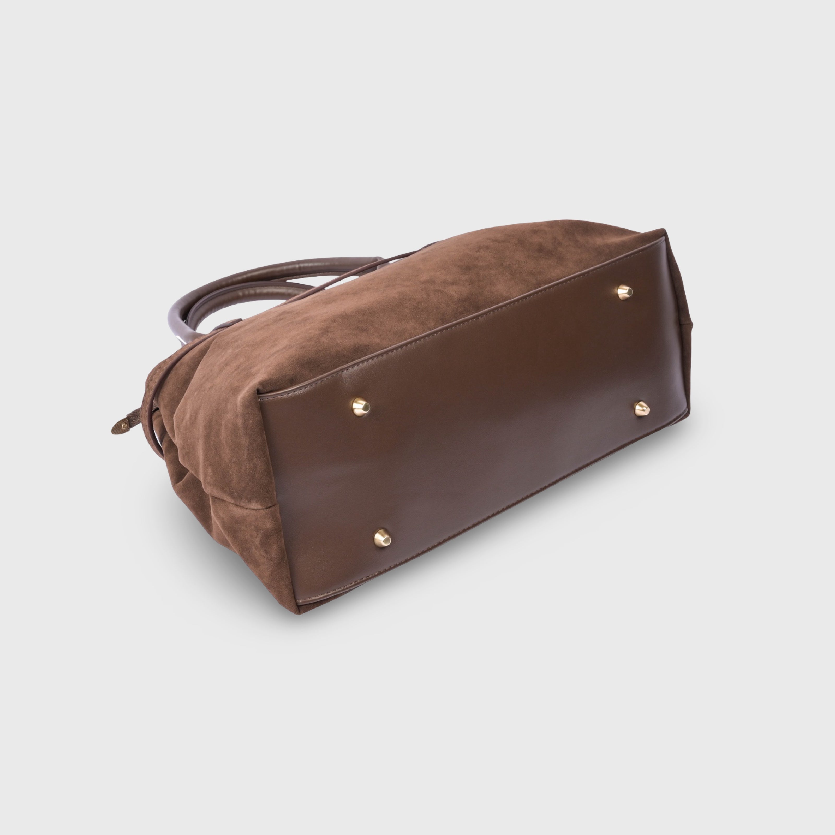 Mathilda | Bolso de mano estructurado en efecto ante