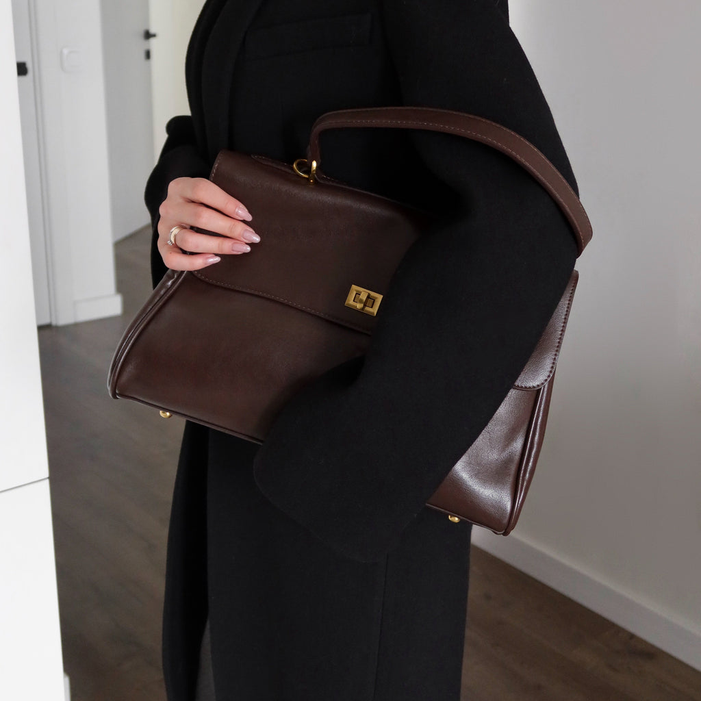 Pauline | Bolso de mano estructurado con compartimento para portátil