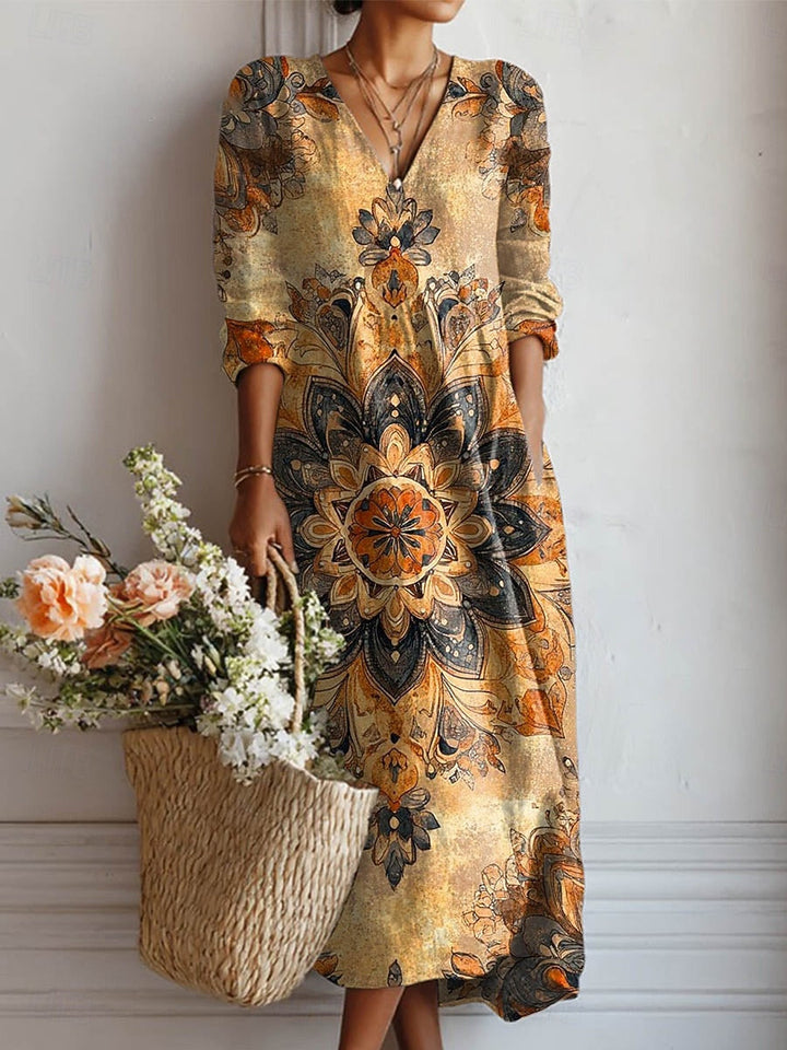 Dora, Vestido primaveral elegante y sin esfuerzo de Zelira