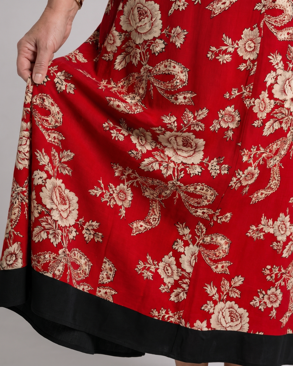 Romy | Vestido midi boho con estampado floral vintage