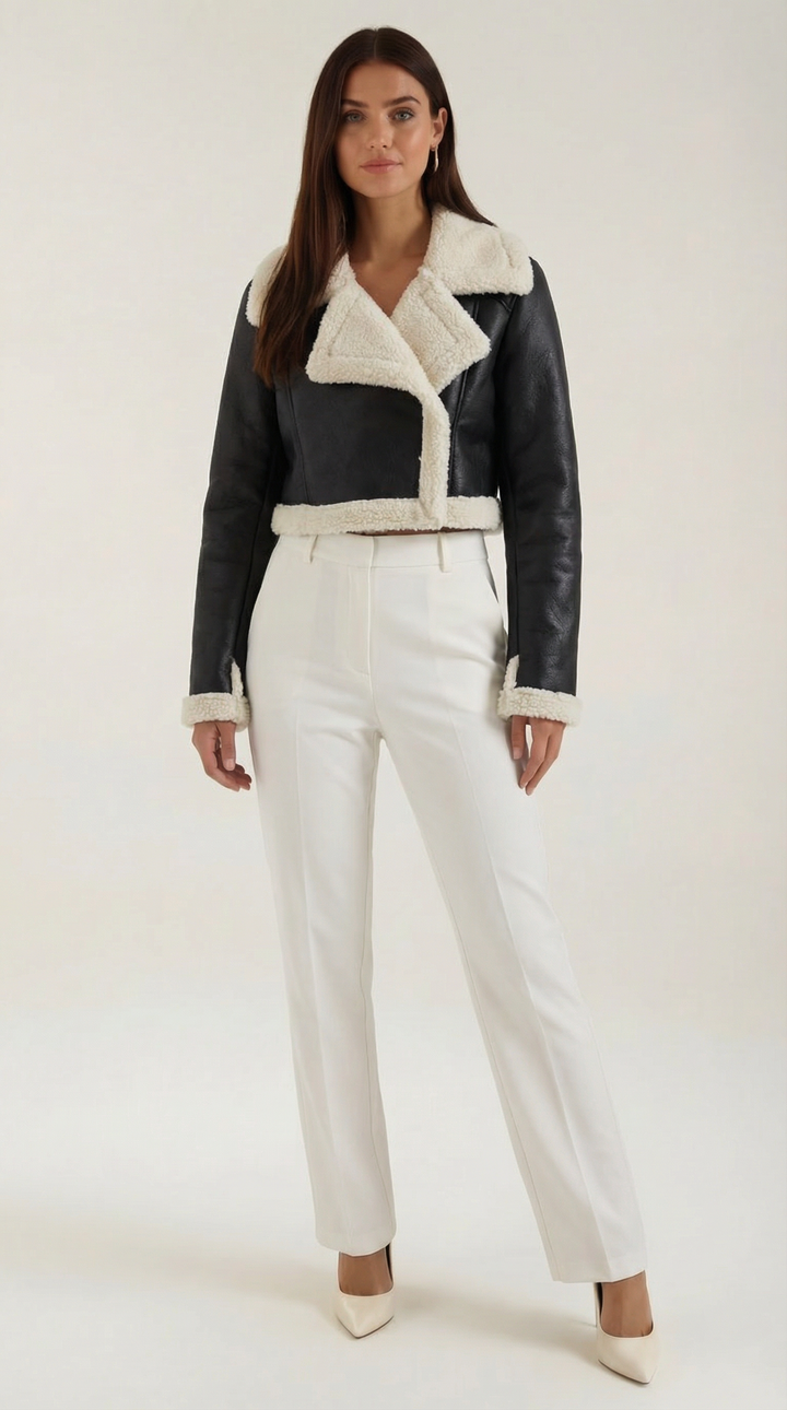 Marie, Chaqueta corta de forro polar de Zelira