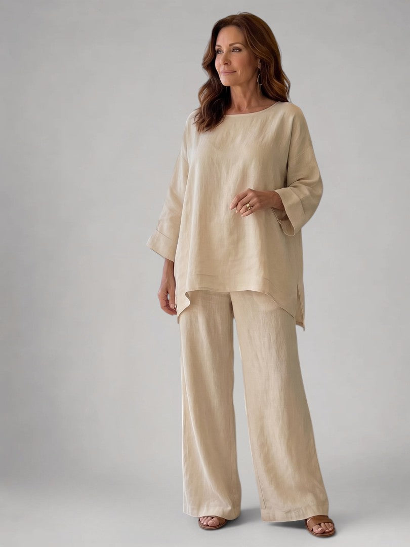 Sabine | Conjunto de túnica con pantalón ancho