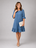 Susanne | Vestido midi con volantes