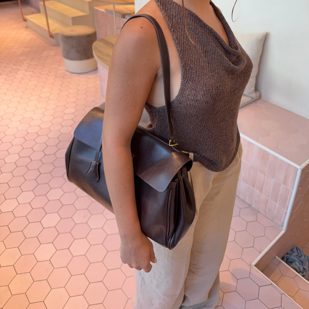 Theresa | Bolso de mano vintage con cierre giratorio