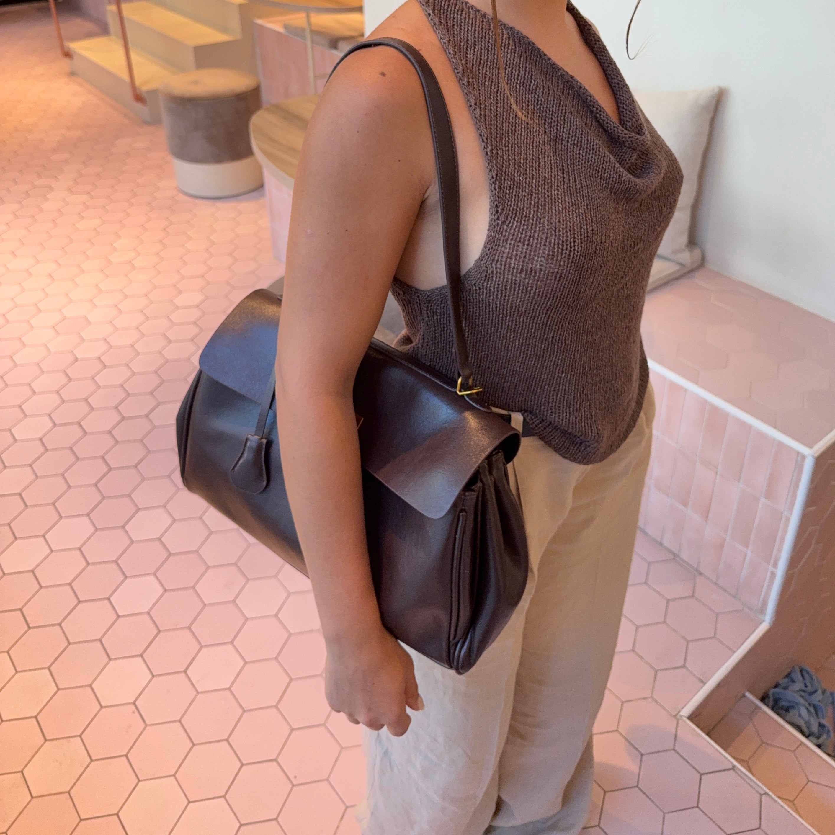 Theresa | Bolso de mano vintage con cierre giratorio