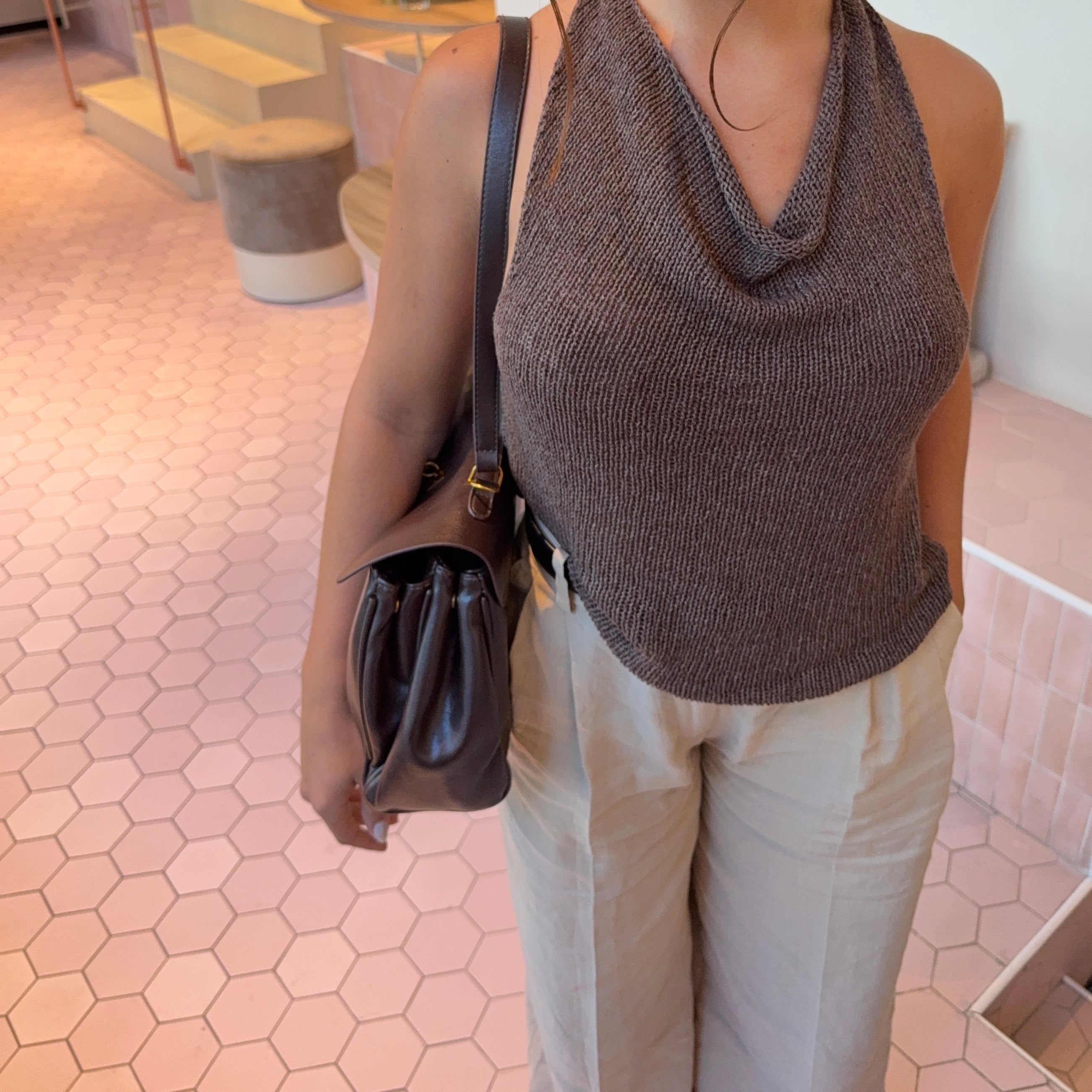 Theresa | Bolso de mano vintage con cierre giratorio