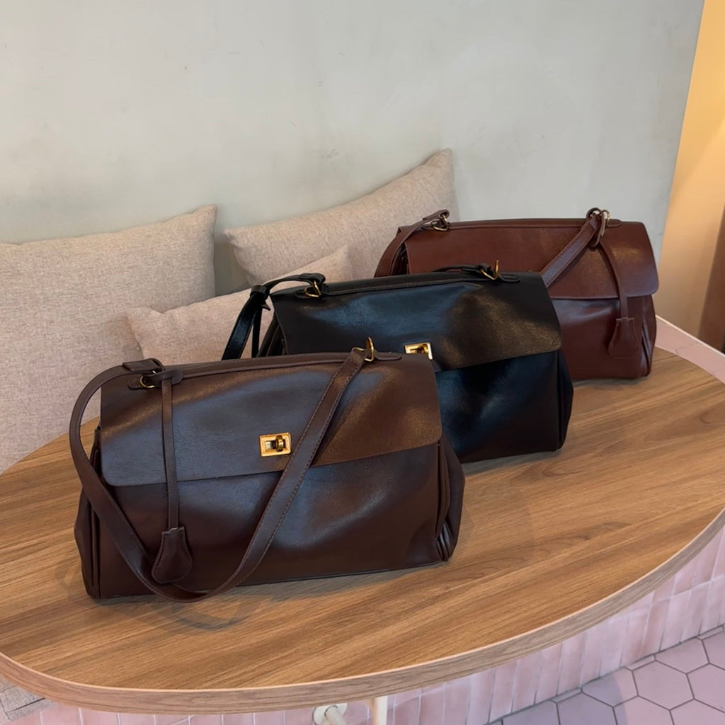 Theresa | Bolso de mano vintage con cierre giratorio